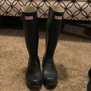 Hunter Boots with Boot Socks